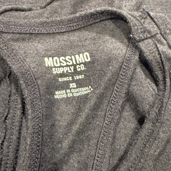 Mossimo Supply Co. Black and White Sleeveless Tank Top - Picture 3 of 3